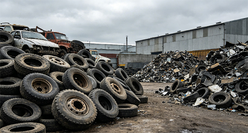 How to Shred Old Tyres