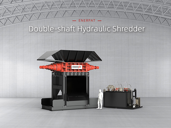 How Does the ENERPAT Dual-Shaft Hydraulic Giant Car Shredder Address High Costs and Maintenance