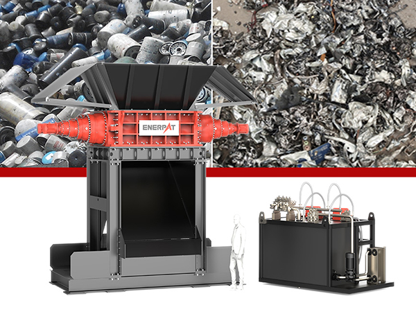 Revolutionizing Metal Recycling: ENERPAT MSB-H2200 Metal Scrap Crushing Machine