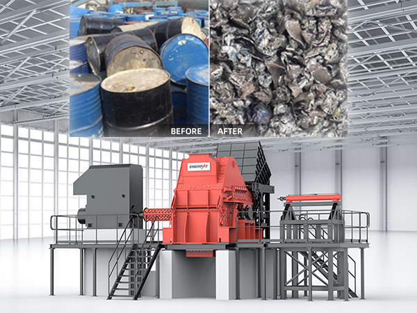 ENERPAT Launches Revolutionary Upgraded Steel Crusher: Horizontal Hammer Mill Redefines Metal Recycling Efficiency