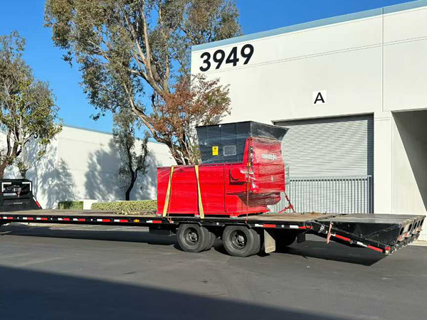 Las Vegas Nevada ENERPAT MSA-F1500 Fabric Shredding Machine Installed